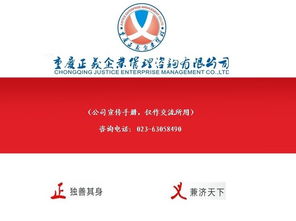 重庆企业管理咨询简介ppt下载